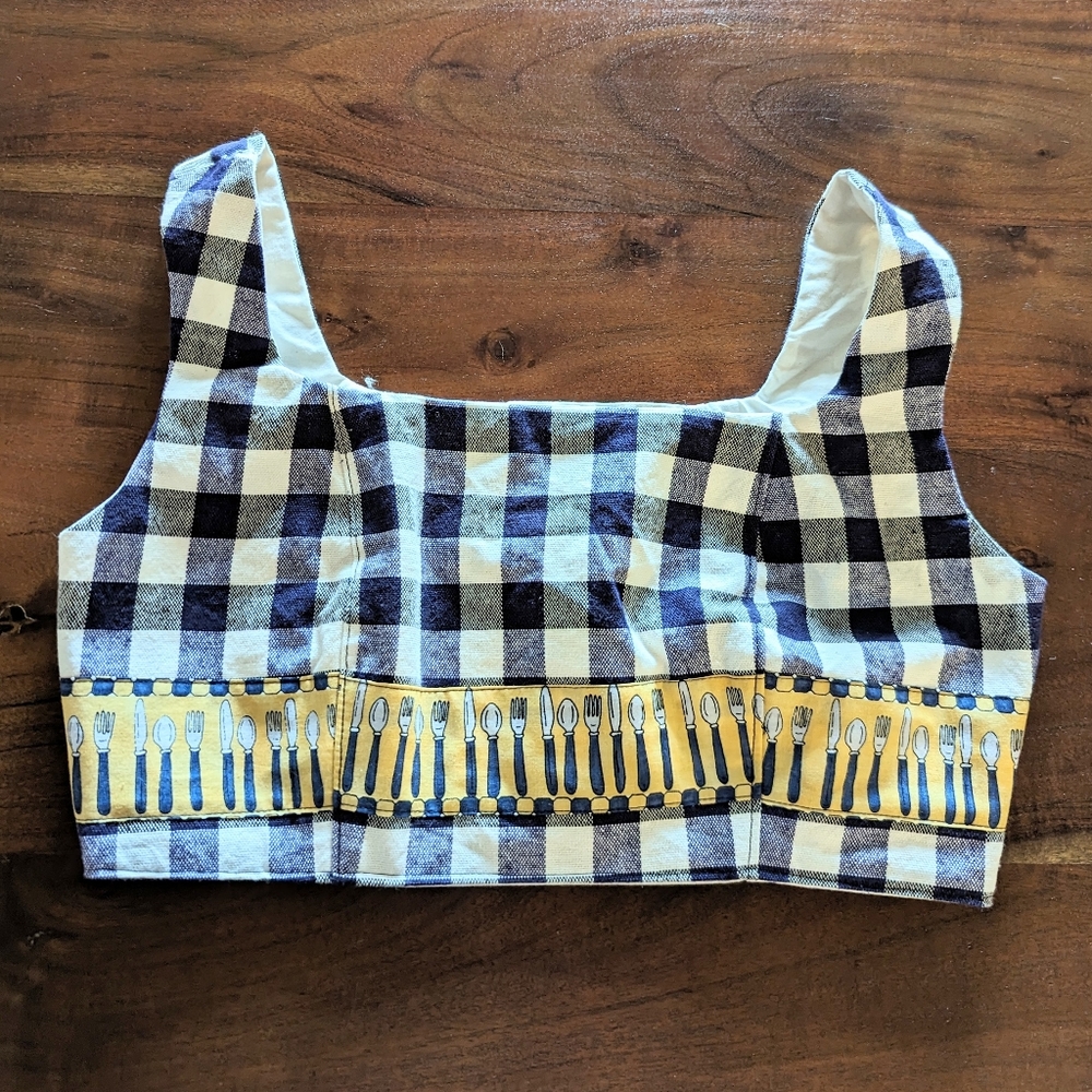 NOVELTY KITCHEN cropped top S (F1)